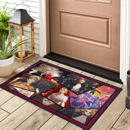 Manjiro Sano Mikey And Takemichi Hanagaki Tokyo Revengers Door Mat Anime Home Decor Custom For Fans NA060904