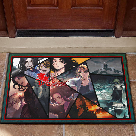 Keisuke Baji And Kazutora Hanemiya Tokyo Revengers Door Mat Anime Home Decor Custom For Fans NA060902