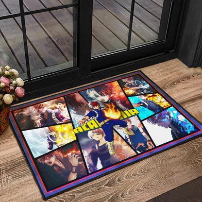 Shoto Todoroki My Hero Academia Door Mat Anime Home Decor Custom For Fans NA060701