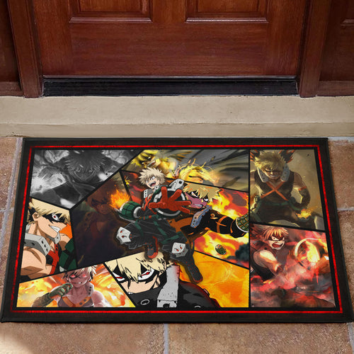 Katsuki Bakugo My Hero Academia Door Mat Anime Home Decor Custom For Fans NA060602