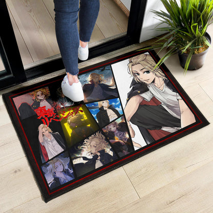 Manjiro Sano Mikey Tokyo Revengers Door Mat Anime Home Decor Custom For Fans NA060801