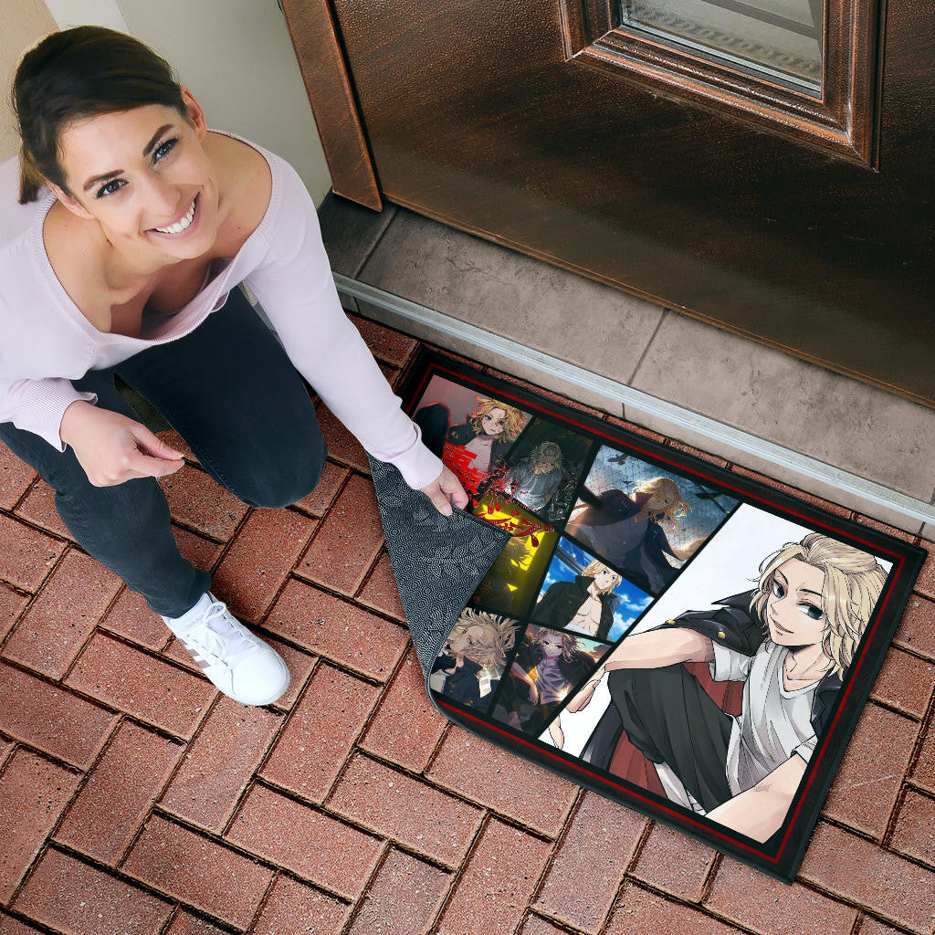 Manjiro Sano Mikey Tokyo Revengers Door Mat Anime Home Decor Custom For Fans NA060801