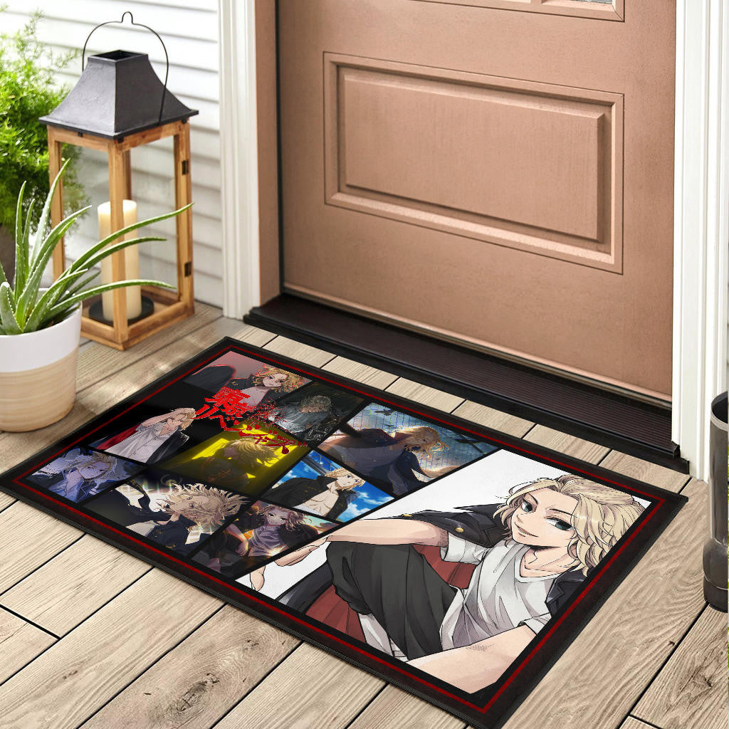 Manjiro Sano Mikey Tokyo Revengers Door Mat Anime Home Decor Custom For Fans NA060801