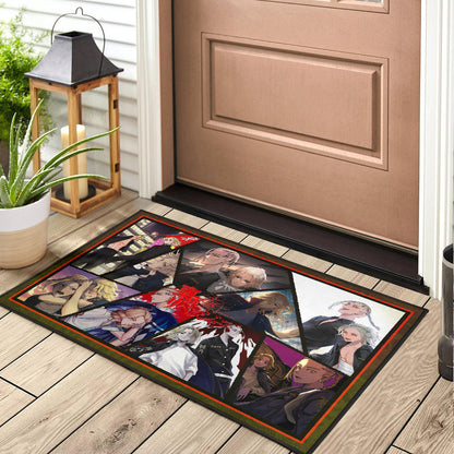 Manjiro Sano Mikey And Ken Ryuguji Draken Tokyo Revengers Door Mat Anime Home Decor Custom For Fans NA060903