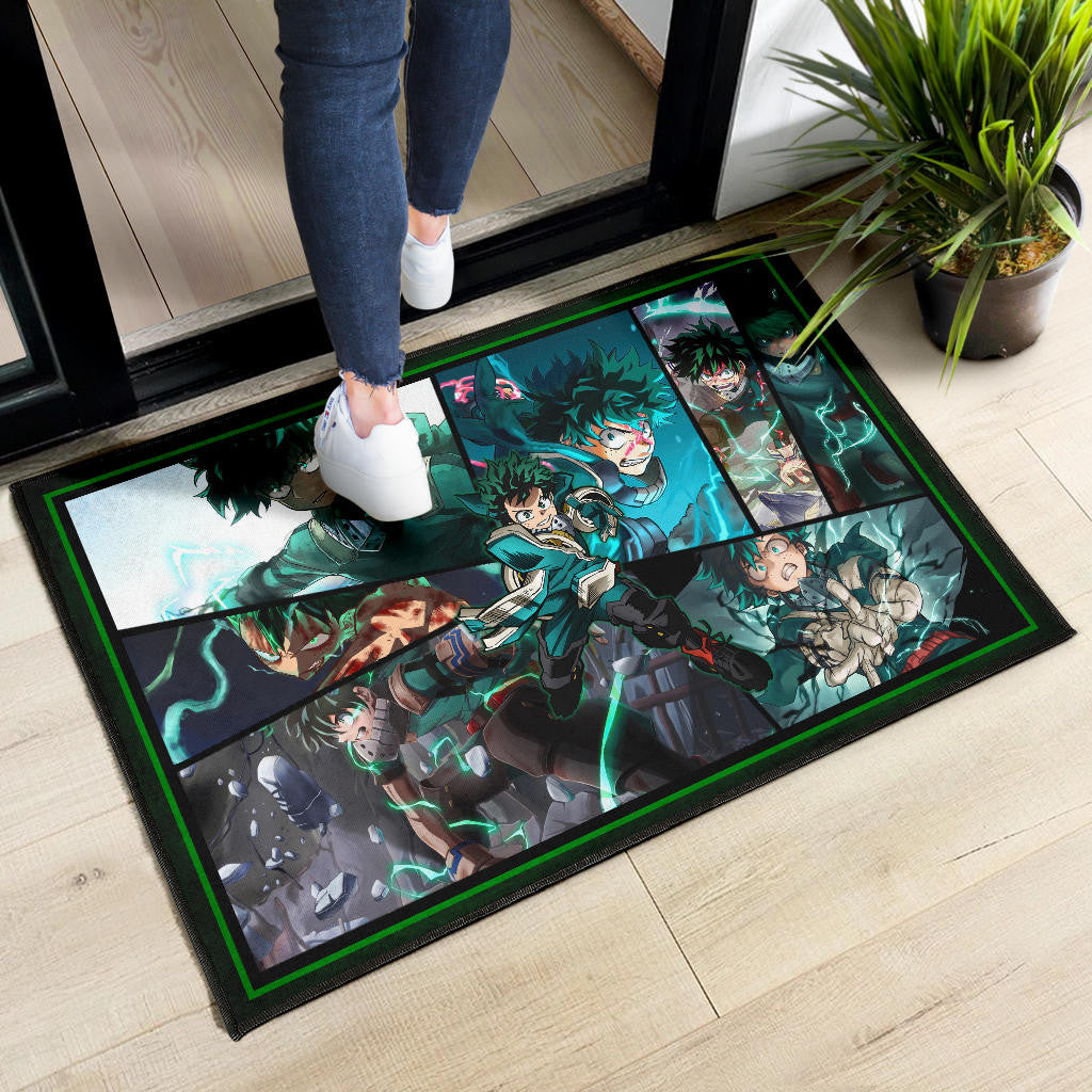 Midoriya Izuku My Hero Academia Door Mat Anime Home Decor Custom For Fans NA060603