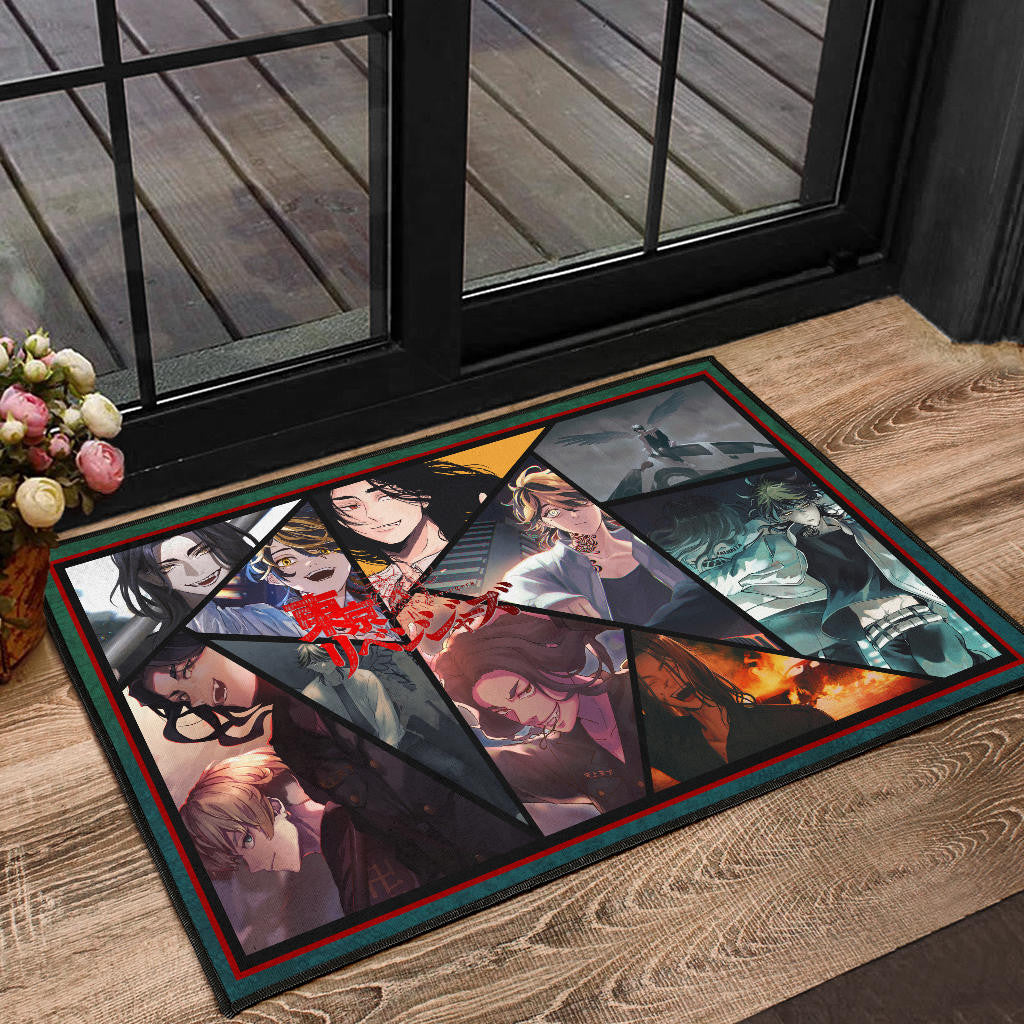 Keisuke Baji And Kazutora Hanemiya Tokyo Revengers Door Mat Anime Home Decor Custom For Fans NA060902