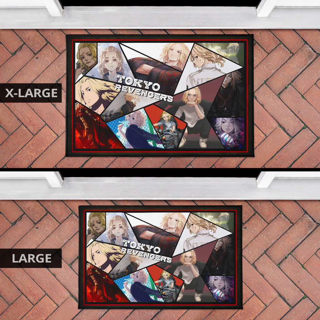 Manjiro Sano Mikey Tokyo Revengers Door Mat Anime Home Decor Custom For Fans NA060802