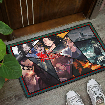 Keisuke Baji And Kazutora Hanemiya Tokyo Revengers Door Mat Anime Home Decor Custom For Fans NA060902