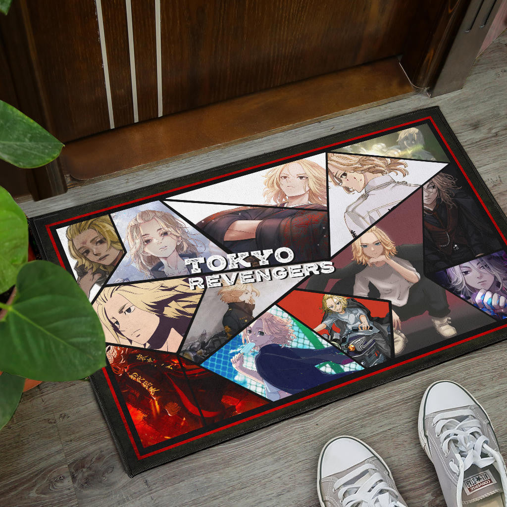 Manjiro Sano Mikey Tokyo Revengers Door Mat Anime Home Decor Custom For Fans NA060802