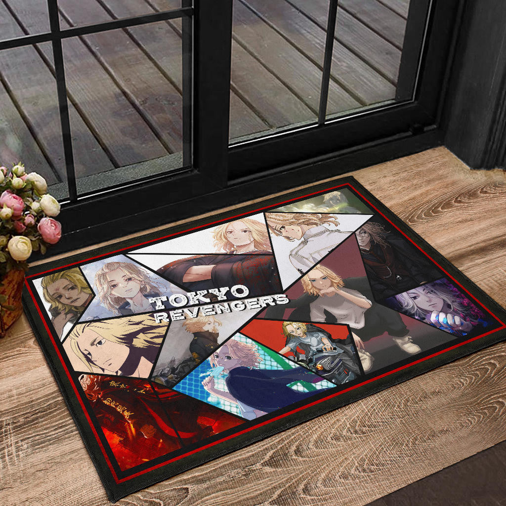 Manjiro Sano Mikey Tokyo Revengers Door Mat Anime Home Decor Custom For Fans NA060802