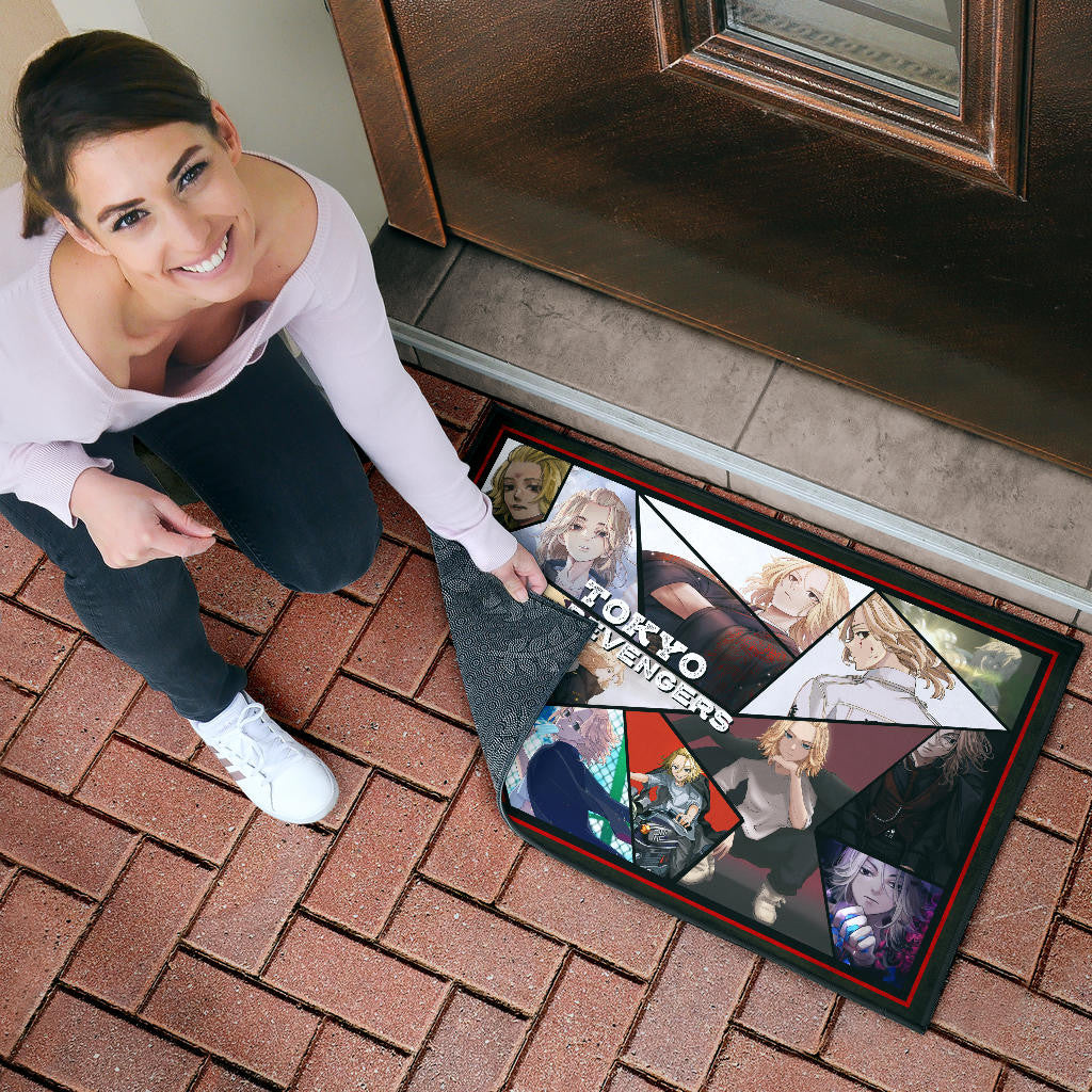 Manjiro Sano Mikey Tokyo Revengers Door Mat Anime Home Decor Custom For Fans NA060802