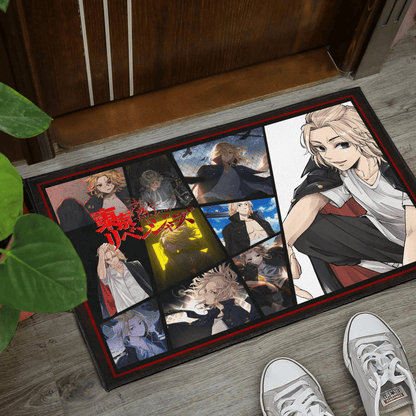 Manjiro Sano Mikey Tokyo Revengers Door Mat Anime Home Decor Custom For Fans NA060801