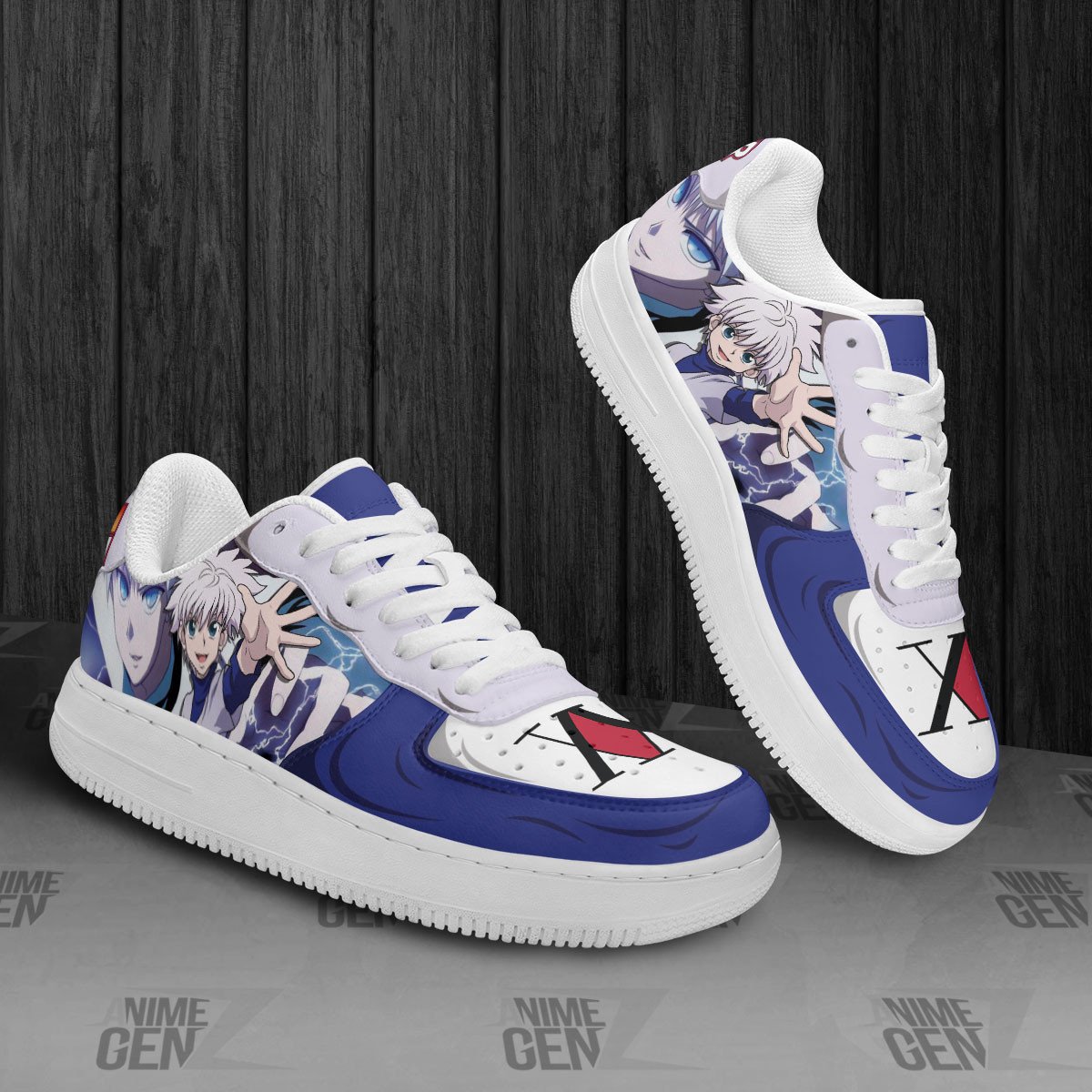 Hunter x Hunter Zoldyck Killua Air Sneakers Custom Anime Shoes