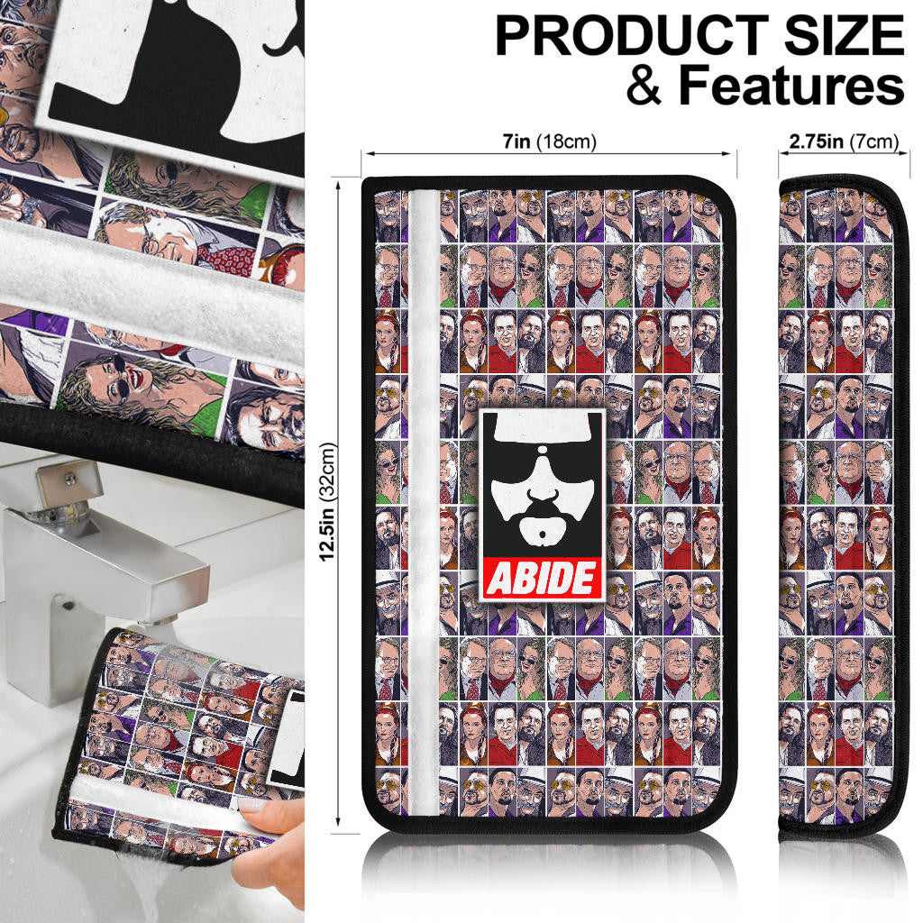 The Big Lebowski Seat Belt Covers Movie Car Accessories Custom For Fans