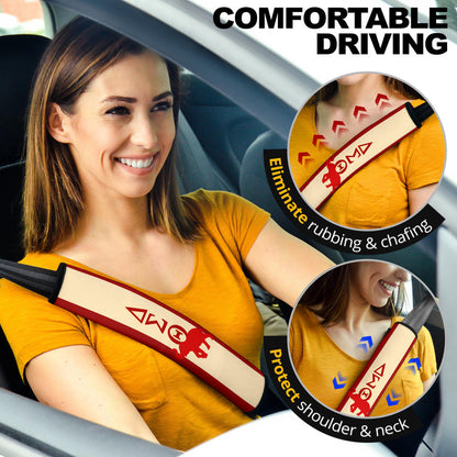 Delta Sigma Theta Seat Belt Covers Sorority Car Accessories Custom For Fans