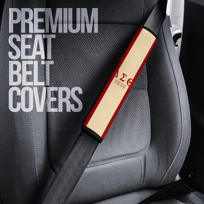 Delta Sigma Theta Seat Belt Covers Sorority Car Accessories Custom For Fans