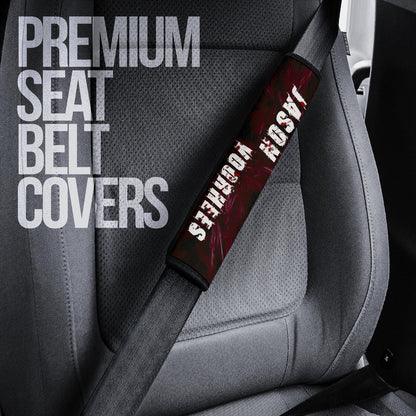 Jason Voorhees Friday The 13th Car Seat Belt Covers Horror Movie Car Accessories Custom For Fans