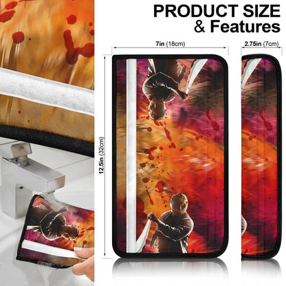 Jason Voorhees Seat Belt Covers Horror Movie Car Accessories