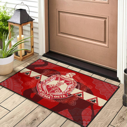 Delta Sigma Theta Door Mat Sorority Home Decor Custom For Fans AT22081501
