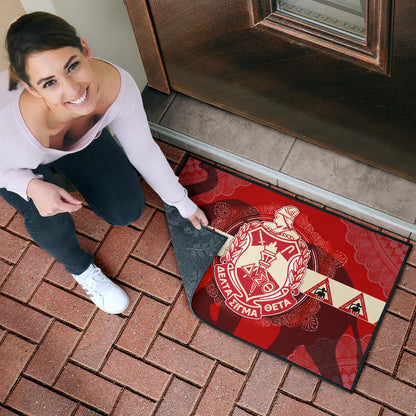 Delta Sigma Theta Door Mat Sorority Home Decor Custom For Fans AT22081501