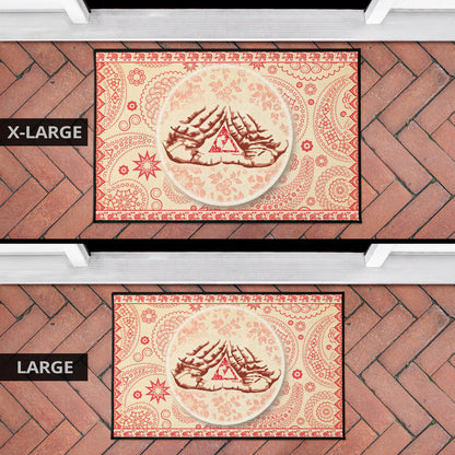 Delta Sigma Theta Door Mat Sorority Home Decor Custom For Fans AT22081502
