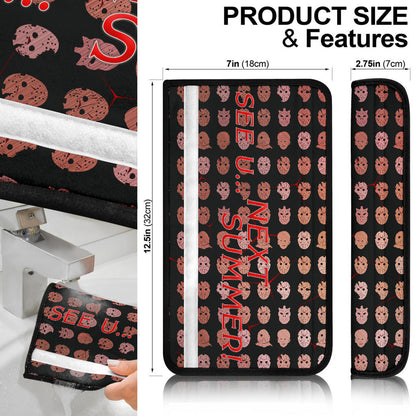 Jason Voorhees Seat Belt Covers Horror Movie Car Accessories