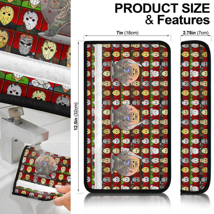 Jason Voorhees Seat Belt Covers Horror Movie Car Accessories