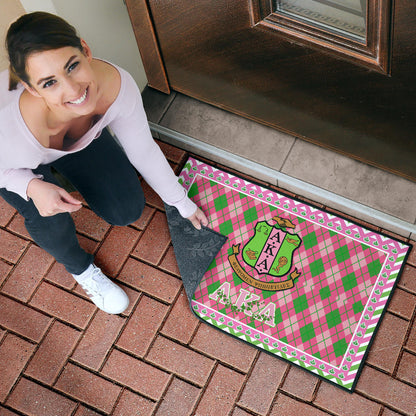 Alpha Kappa Alpha Door Mat Sorority Home Decor Custom For Fans AA22082201