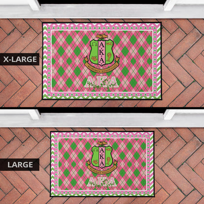 Alpha Kappa Alpha Door Mat Sorority Home Decor Custom For Fans AA22082201