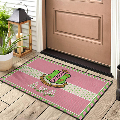 Alpha Kappa Alpha Door Mat Sorority Home Decor Custom For Fans AA22082203