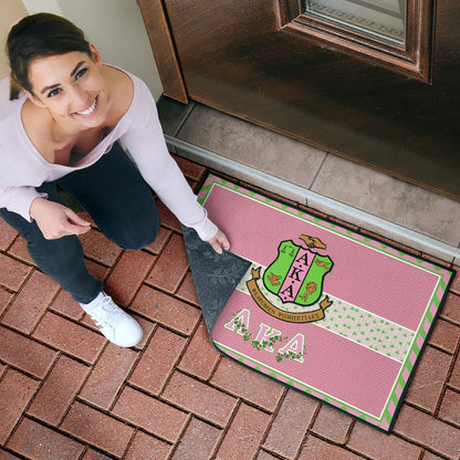 Alpha Kappa Alpha Door Mat Sorority Home Decor Custom For Fans AA22082203