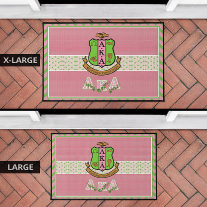 Alpha Kappa Alpha Door Mat Sorority Home Decor Custom For Fans AA22082203