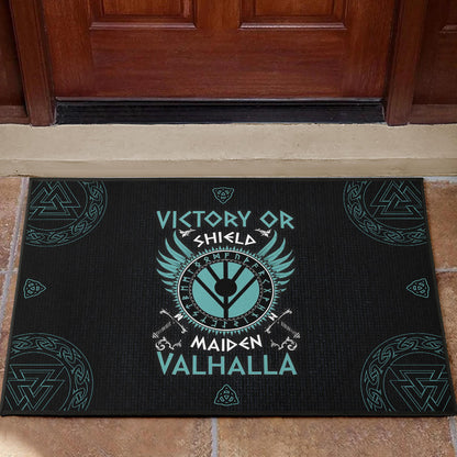Shield-maiden Door Mat Viking Female Warrior Home Decor Custom For Fans AA22082903