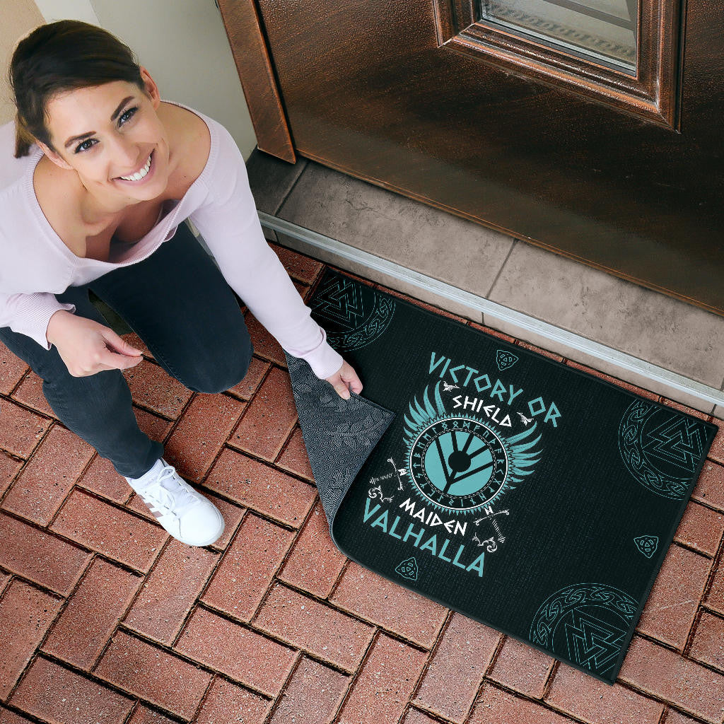 Shield-maiden Door Mat Viking Female Warrior Home Decor Custom For Fans AA22082903