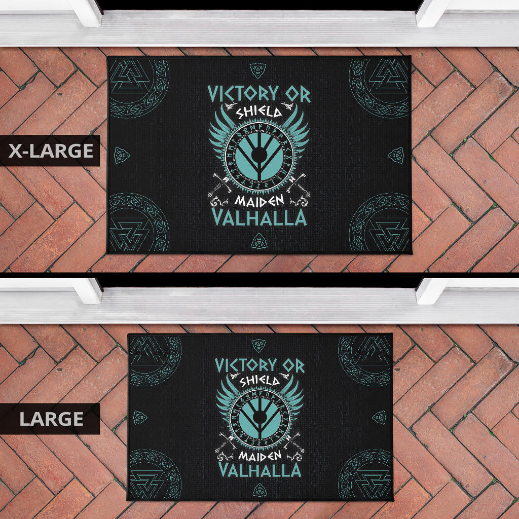 Shield-maiden Door Mat Viking Female Warrior Home Decor Custom For Fans AA22082903