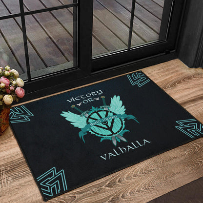 Shield-maiden Door Mat Viking Female Warrior Home Decor Custom For Fans AA22082901