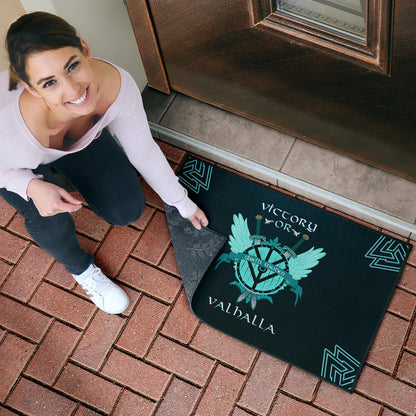 Shield-maiden Door Mat Viking Female Warrior Home Decor Custom For Fans AA22082901