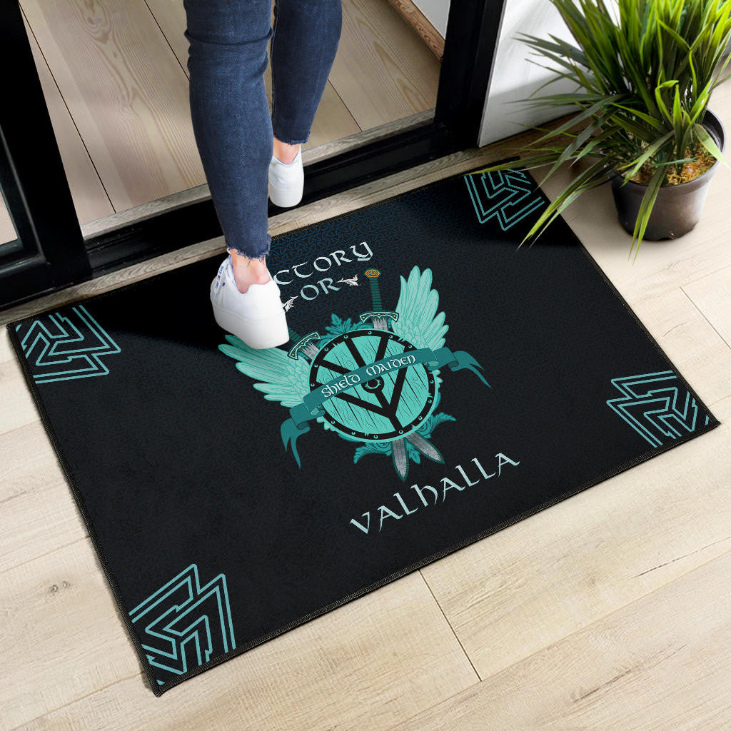 Shield-maiden Door Mat Viking Female Warrior Home Decor Custom For Fans AA22082901