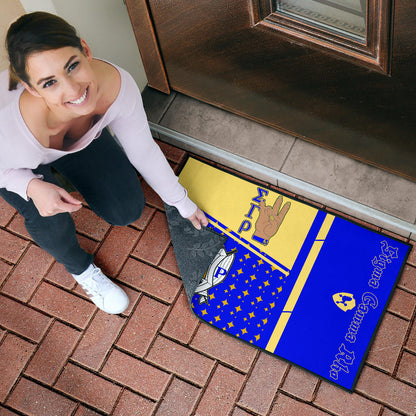 Sigma Gamma Rho Door Mat Sorority Home Decor Custom For Fans AT22082401
