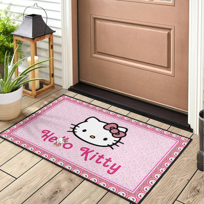 Hello Kitty Door Mat Cartoon Home Decor Custom For Fans AA22090603