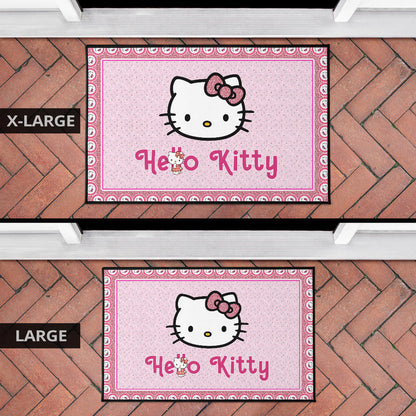 Hello Kitty Door Mat Cartoon Home Decor Custom For Fans AA22090603