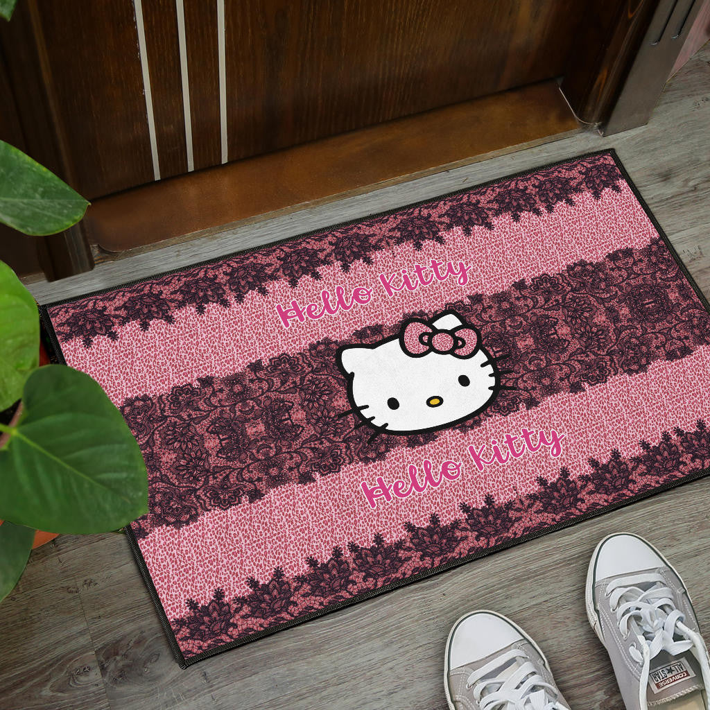 Hello Kitty Door Mat Cartoon Home Decor Custom For Fans AA22090602