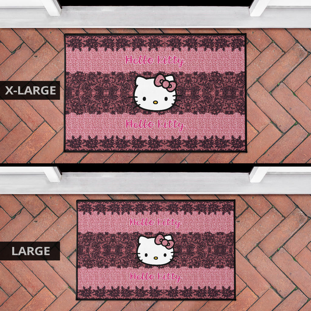 Hello Kitty Door Mat Cartoon Home Decor Custom For Fans AA22090602