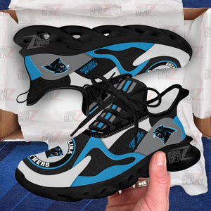 Carolina Panthers Clunky Sneakers NFL Custom Sport Shoes
