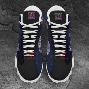 New York Gaints Air Jordan 13 Sneakers NFL Custom Sport Shoes