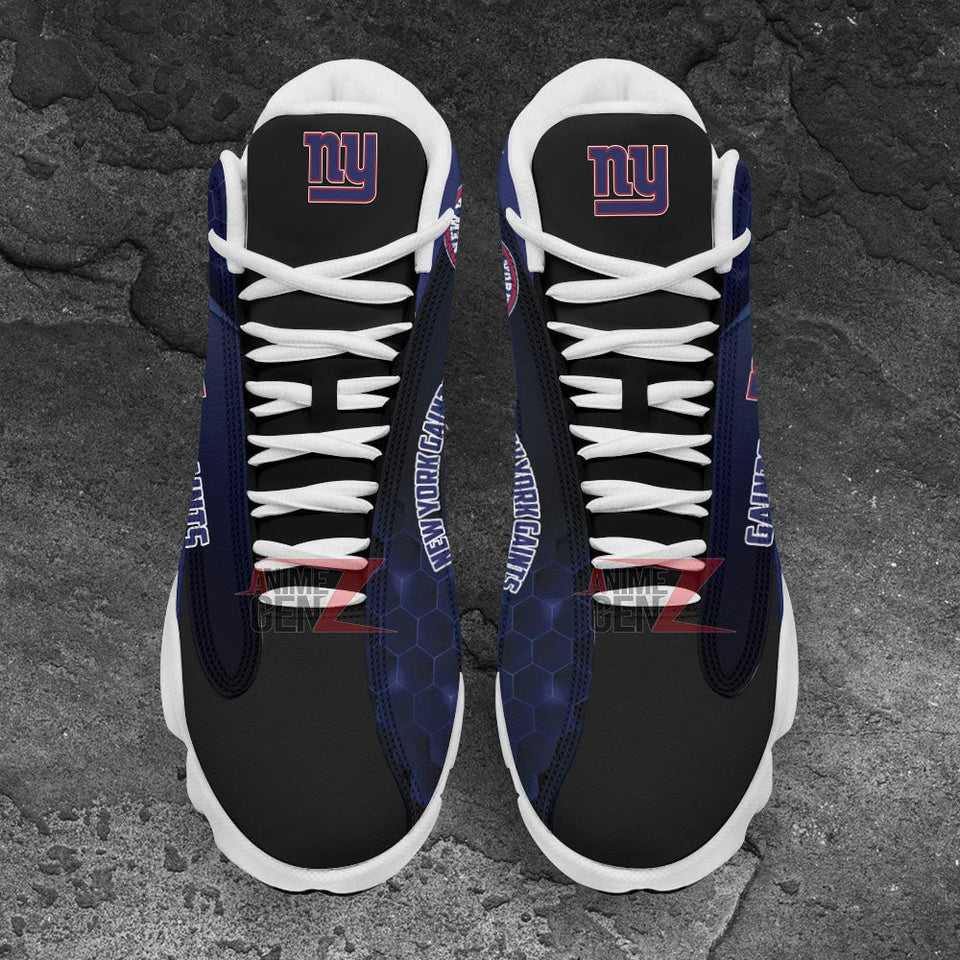 New York Gaints Air Jordan 13 Sneakers NFL Custom Sport Shoes
