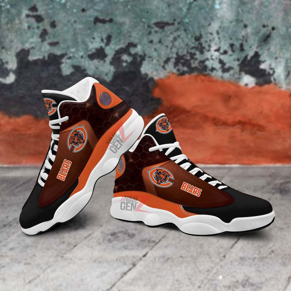 Chicago Bears Air Jordan 13 Sneakers NFL Custom Sport Shoes