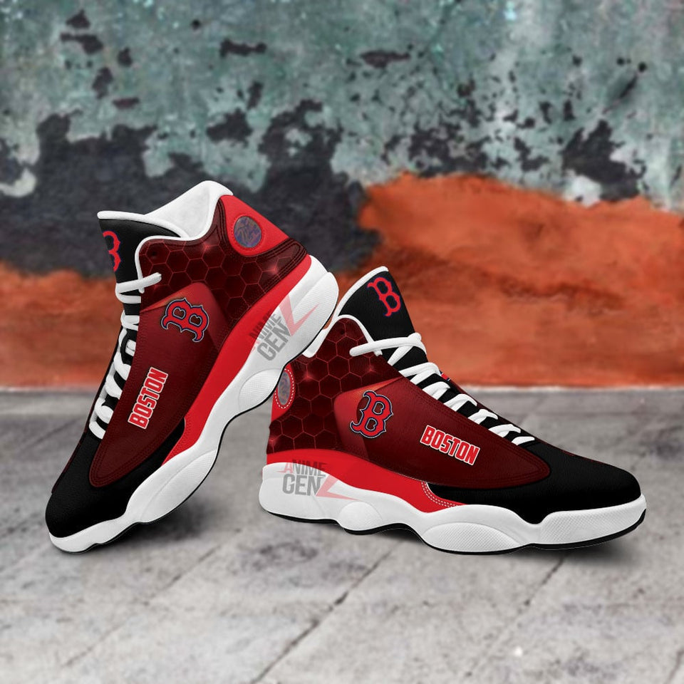 Boston Red Sox Air Jordan 13 Sneakers MLB Custom Sports Shoes