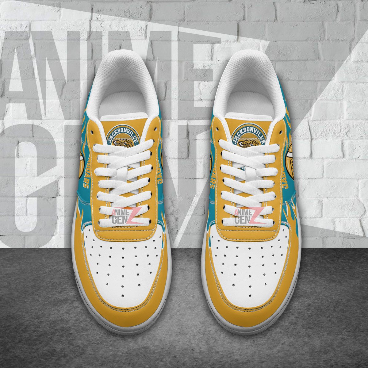 Jacksonville Jaguars Air Sneakers NFL Custom Sports Shoes