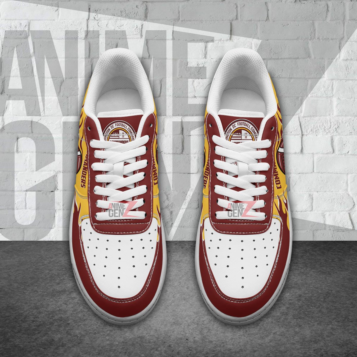 Washington Commanders Air Sneakers NFL Custom Sports Shoes